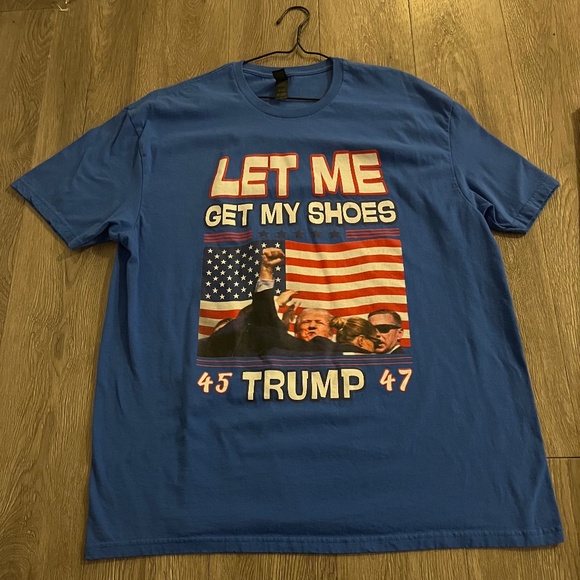 President Trump MAGA "Let Me Get My Shoes" T-Shirt XL - Picture 1 of 6